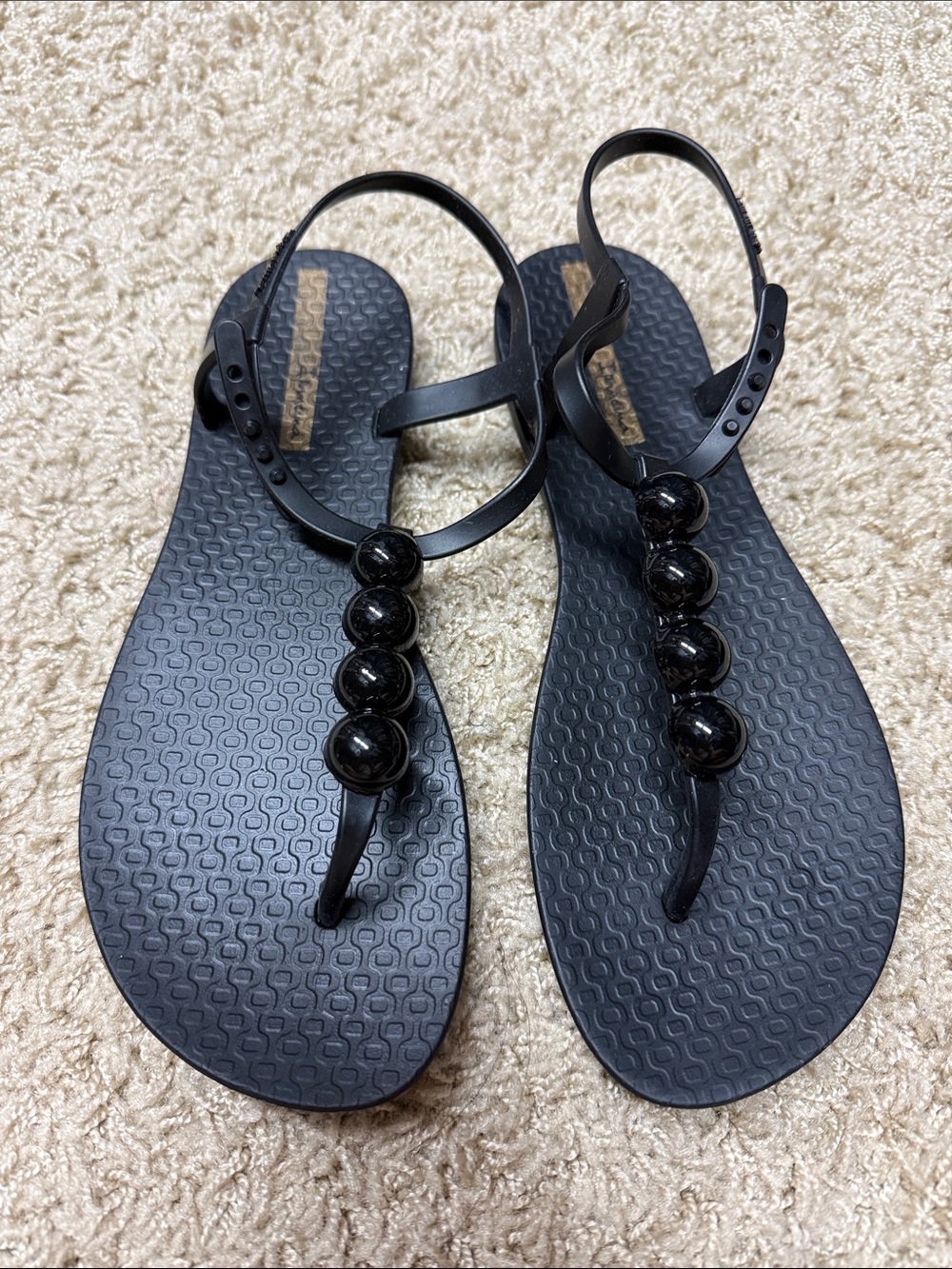 Ipanema sandal.  Size 8 with adjustable straps